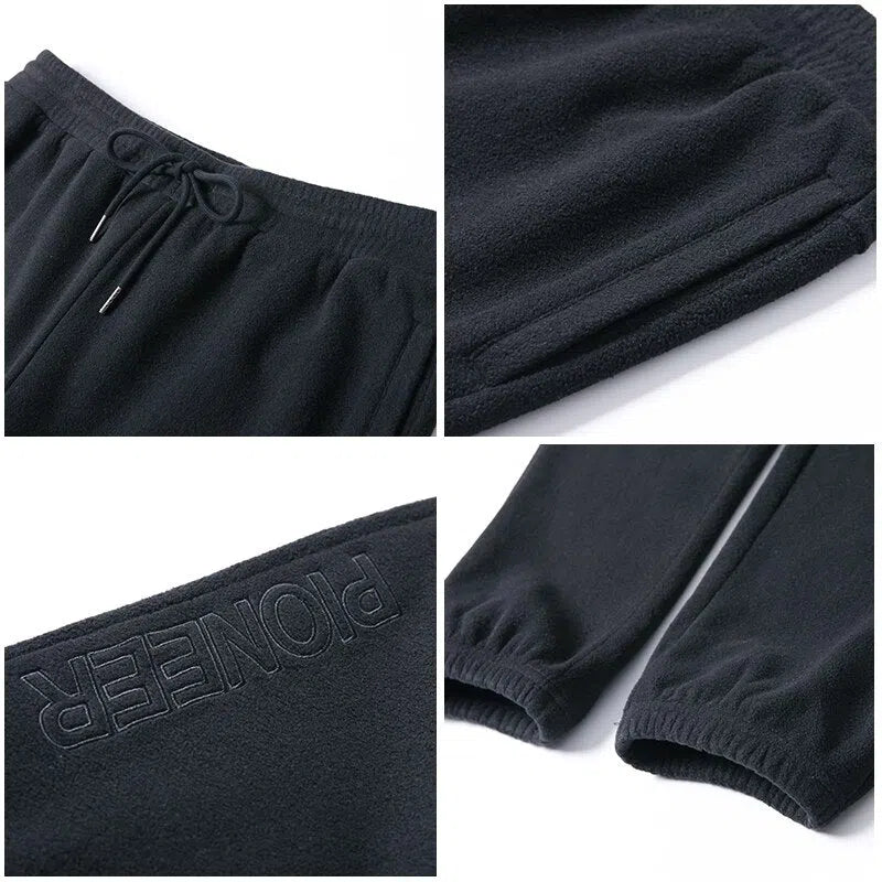 Men's Winter Thick Fleece Sweatpants-Maas