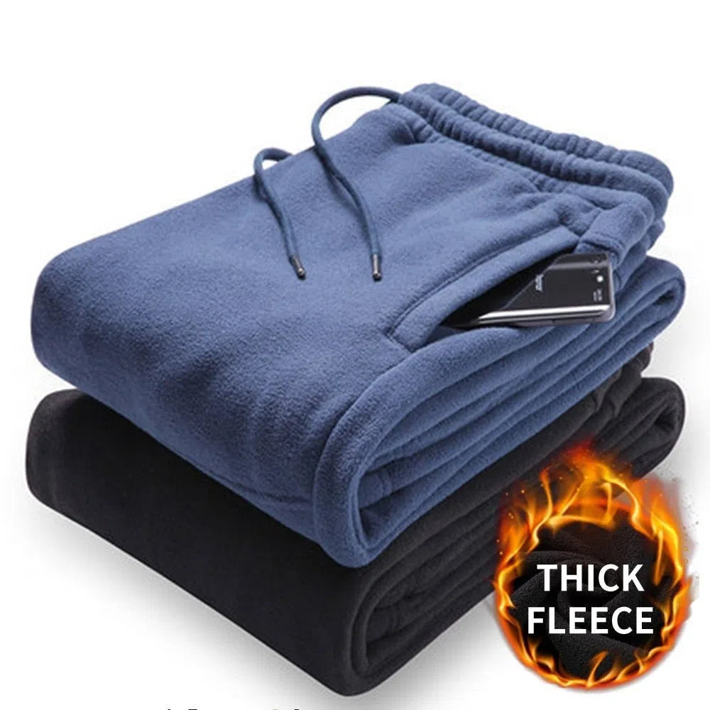 Men's Winter Thick Fleece Sweatpants-Maas