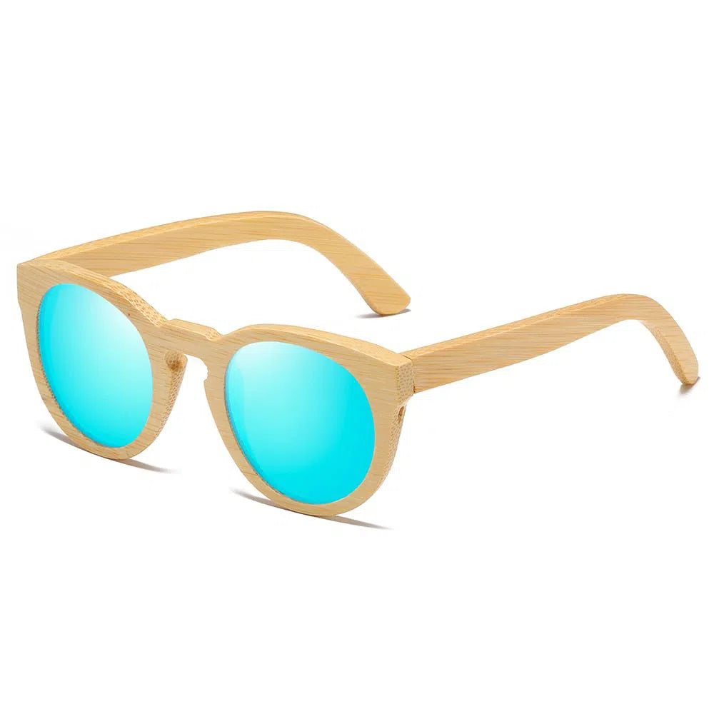 New Cat Sunglasses Polarized Women Retro Bamboo Sun Glasses Square Lady Girls Fashion Streetwear-Maas