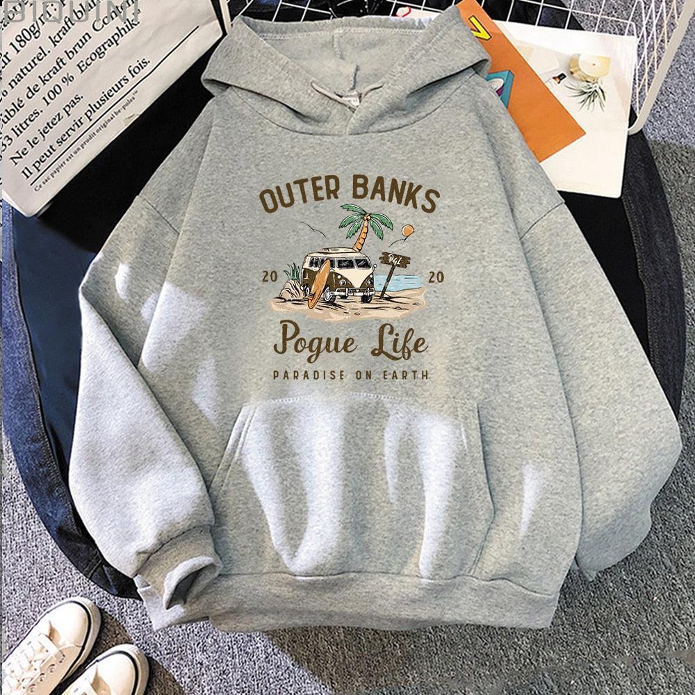 Outer Banks Pogue Life Graphic Hoodie Women-Maas