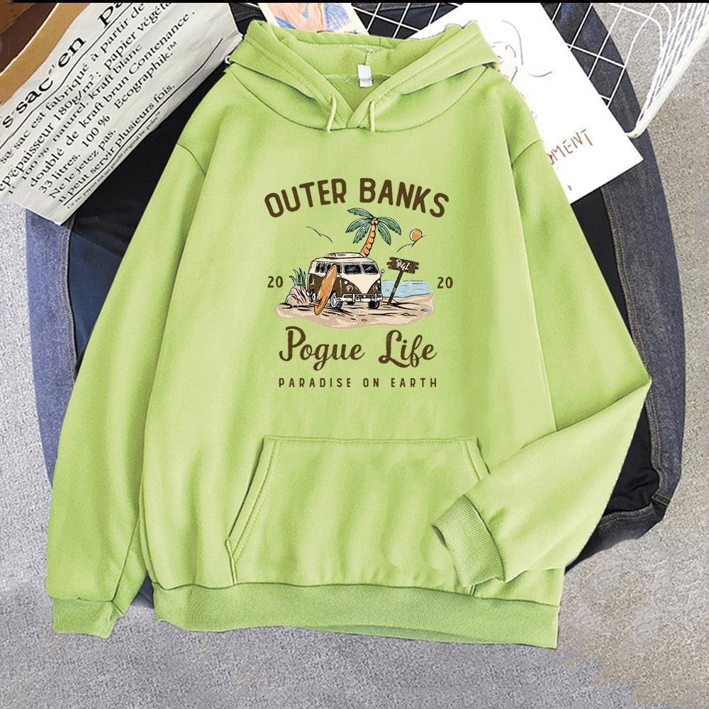 Outer Banks Pogue Life Graphic Hoodie Women-Maas