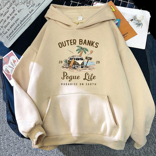 Outer Banks Pogue Life Graphic Hoodie Women-Maas