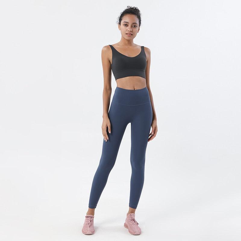 Sexy Women's Yoga Set Leggings Lounge Crop Tops-Maas