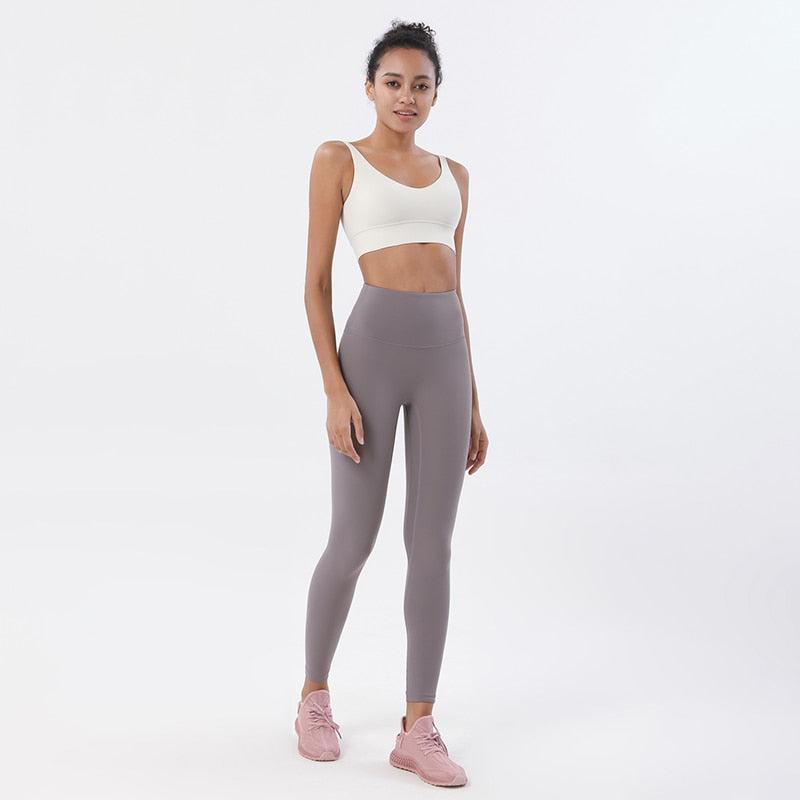 Sexy Women's Yoga Set Leggings Lounge Crop Tops-Maas