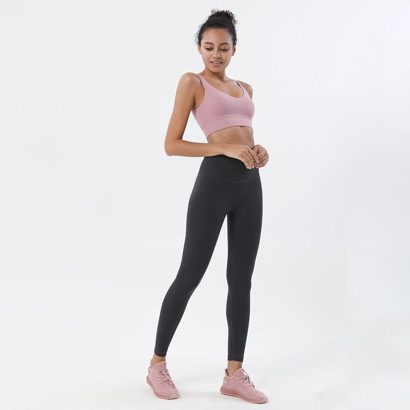 Sexy Women's Yoga Set Leggings Lounge Crop Tops-Maas