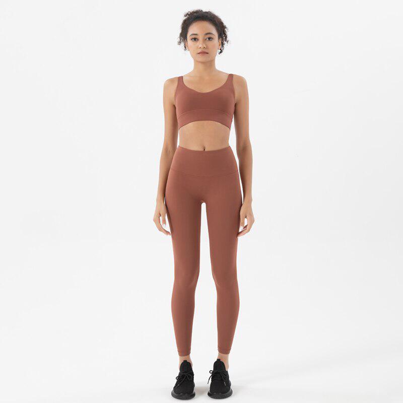 Sexy Women's Yoga Set Leggings Lounge Crop Tops-Maas