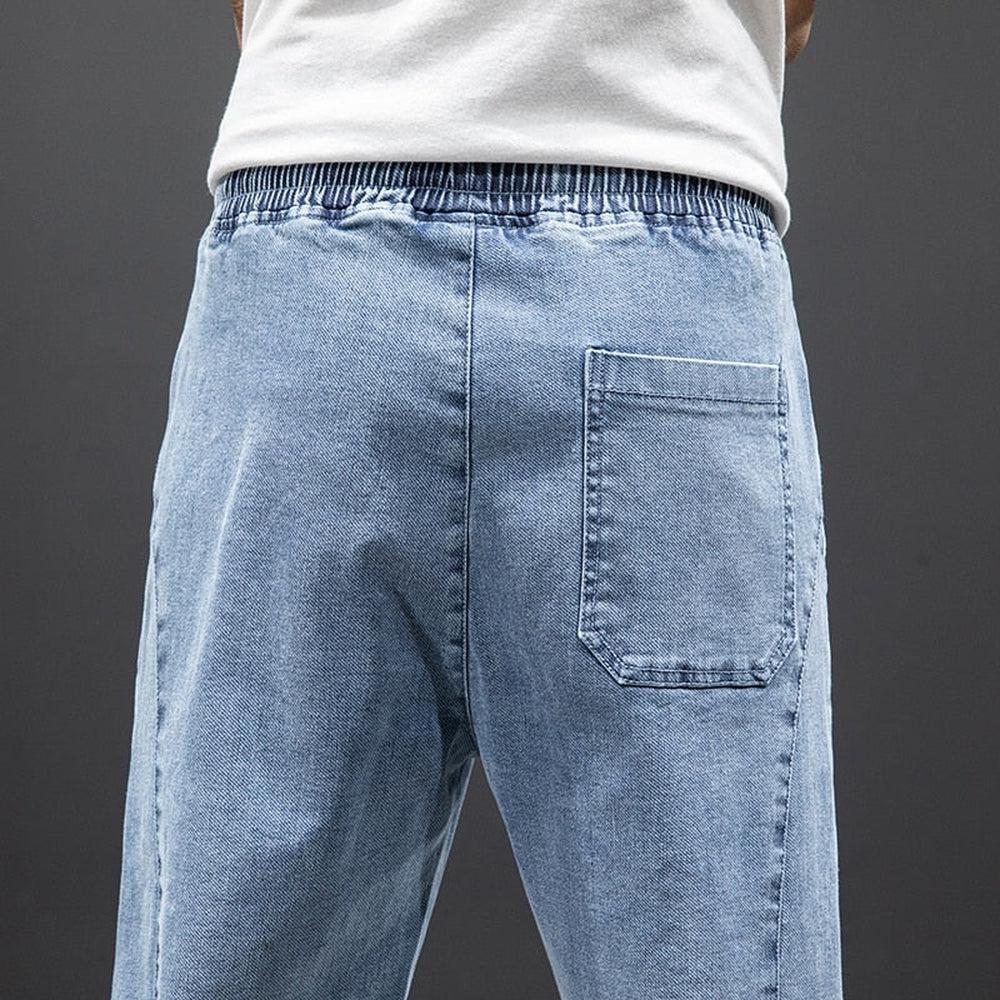 Spring Summer Men's Denim Joggers-Maas