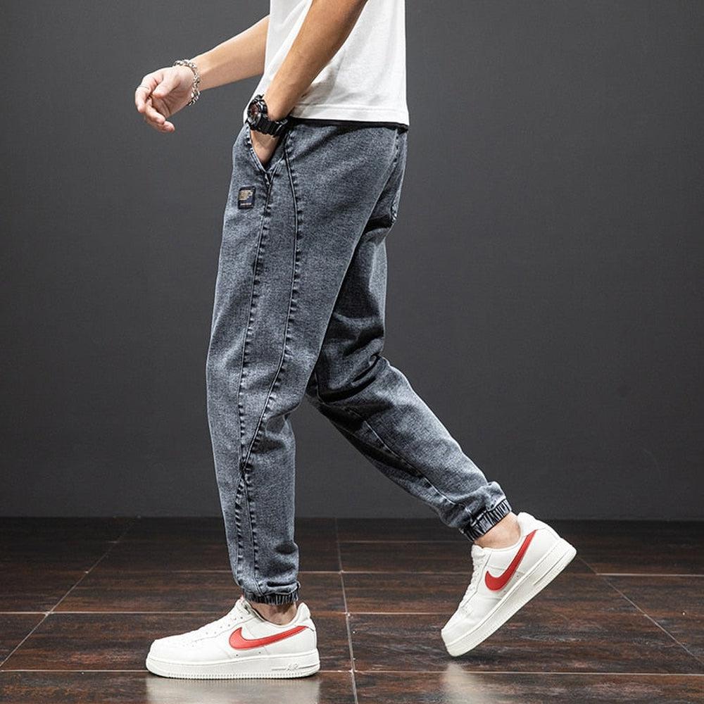 Spring Summer Men's Denim Joggers-Maas