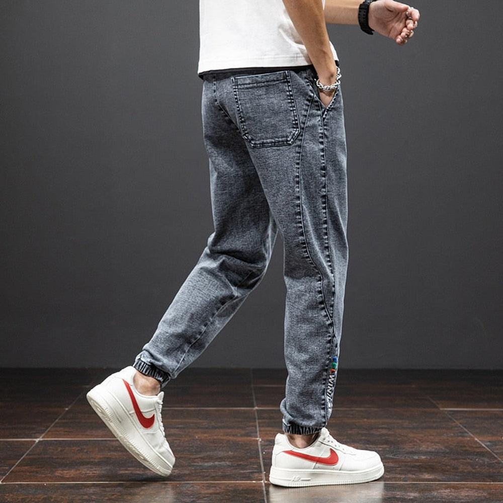 Spring Summer Men's Denim Joggers-Maas