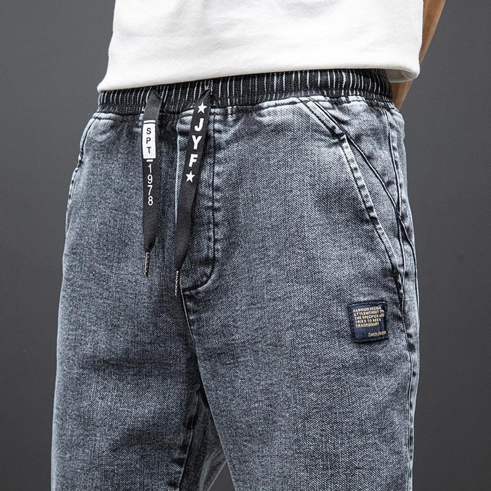 Spring Summer Men's Denim Joggers-Maas