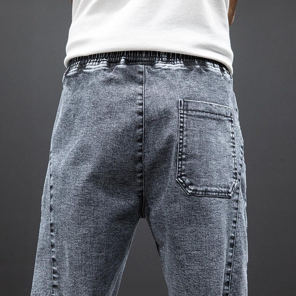 Spring Summer Men's Denim Joggers-Maas