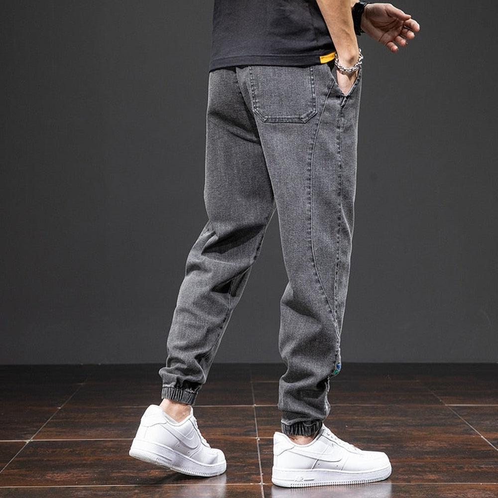 Spring Summer Men's Denim Joggers-Maas