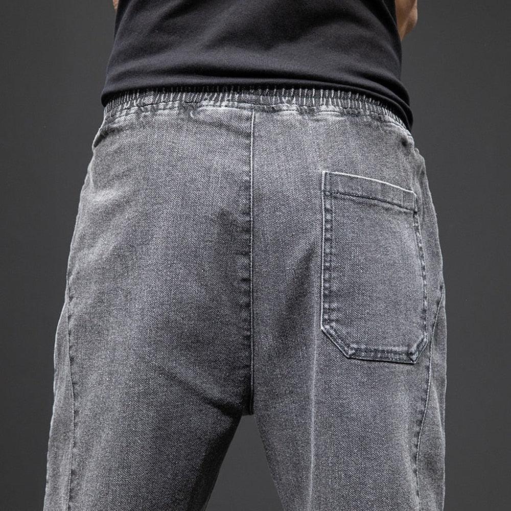 Spring Summer Men's Denim Joggers-Maas