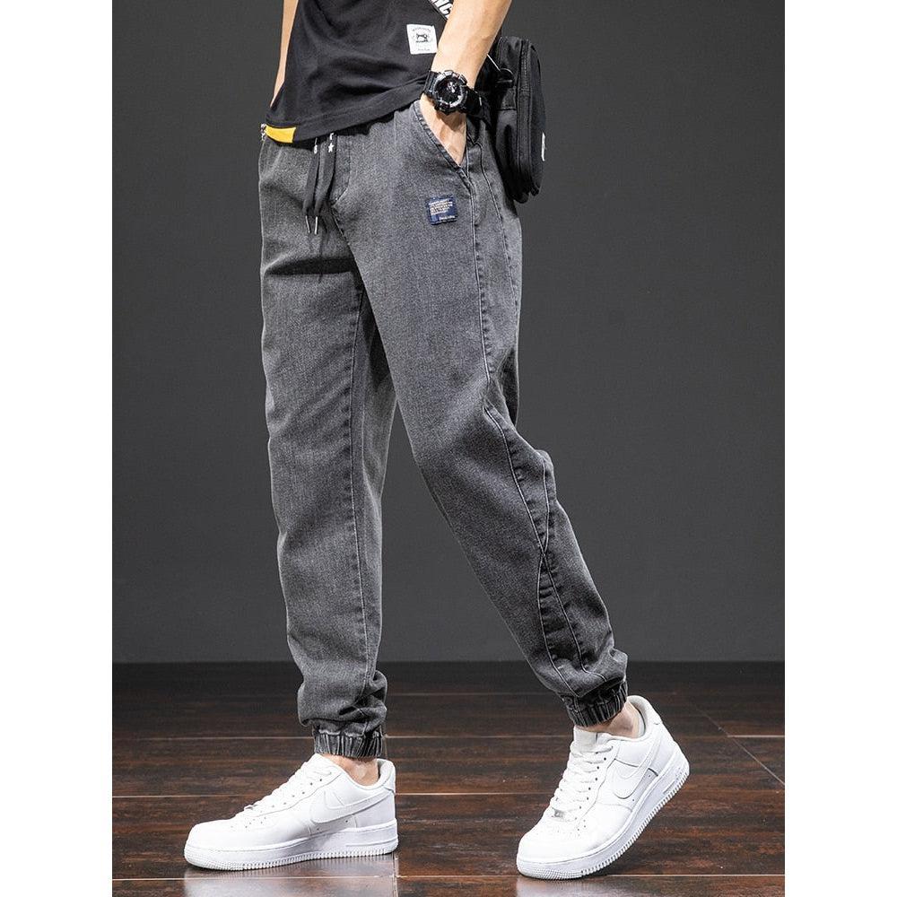 Spring Summer Men's Denim Joggers-Maas