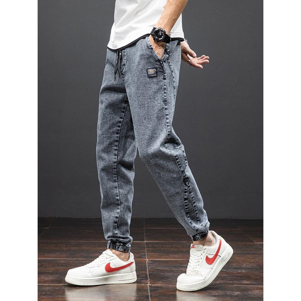 Spring Summer Men's Denim Joggers-Maas