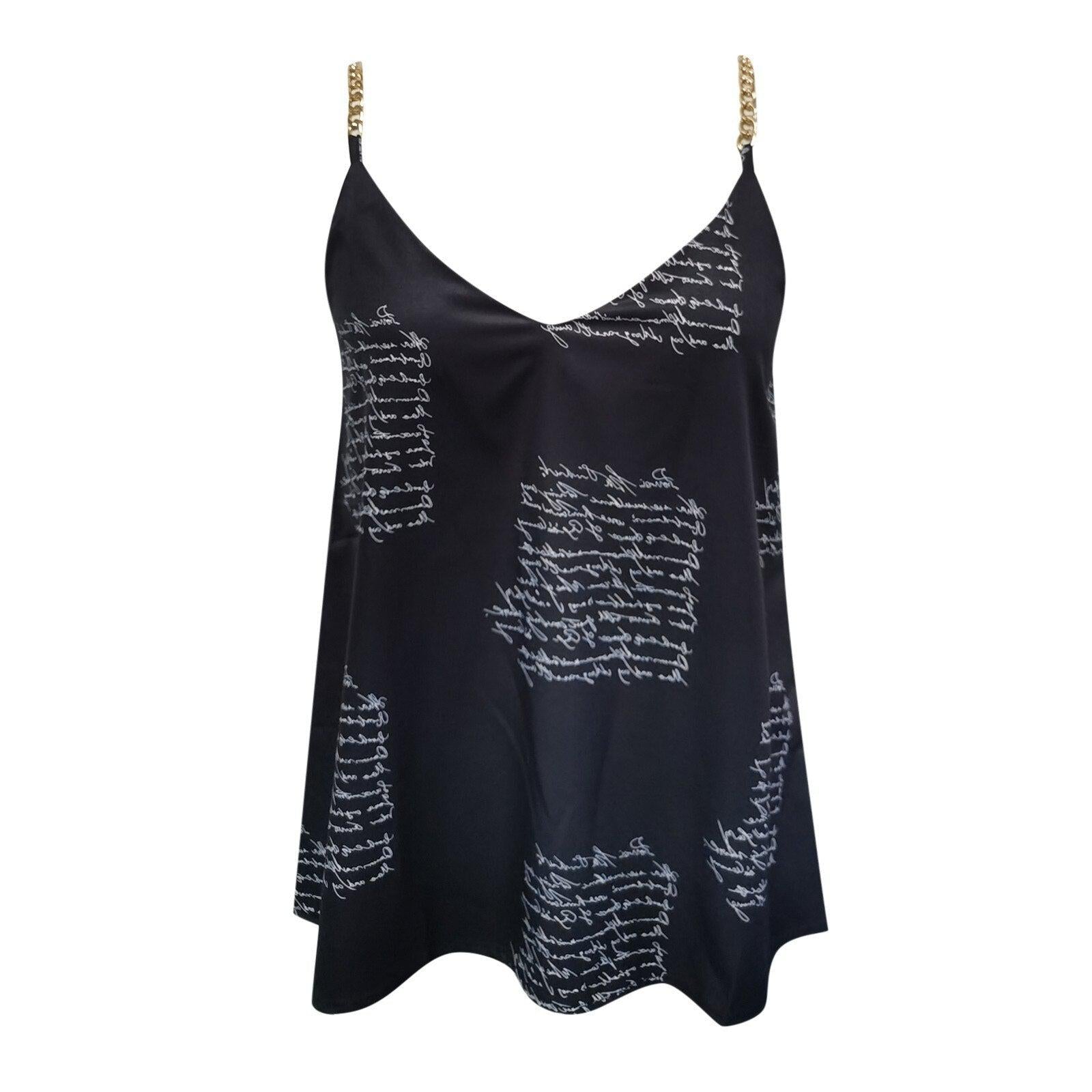 Summer Strap Camisole Women's Casual Tank Cami Vest Top Tank Tees-Maas