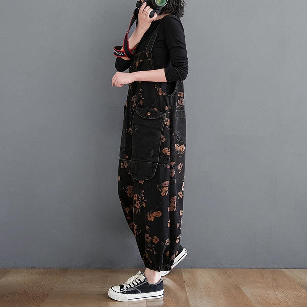 Women Black Jumpsuit Casual-Maas