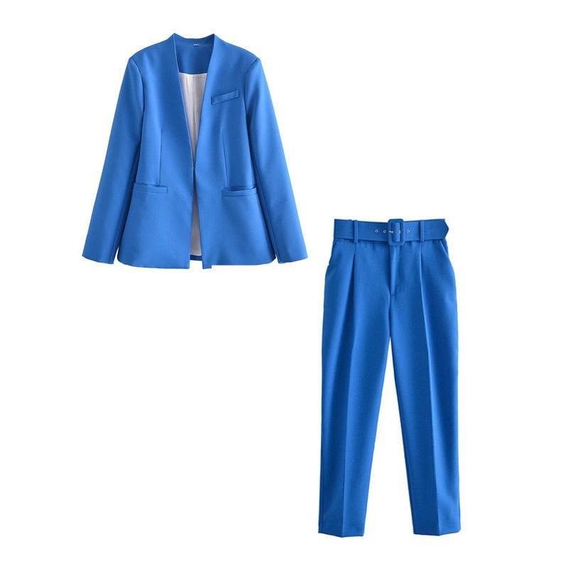 Women's Blazer Suit Slim Outfits for work formal-Maas