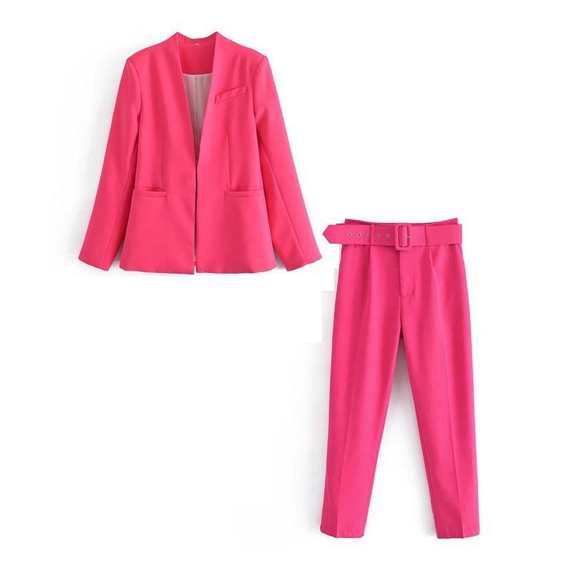 Women's Blazer Suit Slim Outfits for work formal-Maas