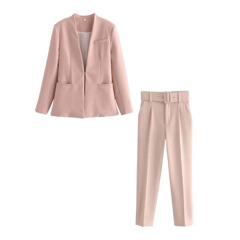 Women's Blazer Suit Slim Outfits for work formal-Maas