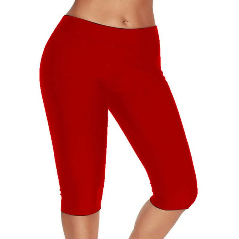 Women's High Waist Push Up Fitness Leggings Short Workout Jogging-Maas