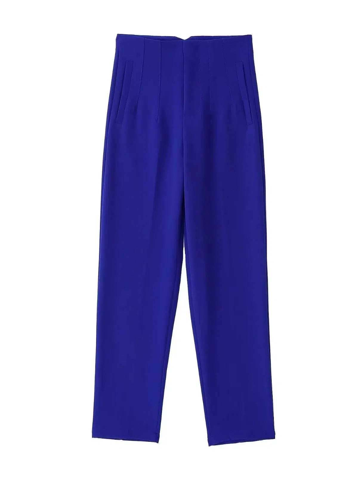 Women's Light Chic Straight Pants Vintage Trousers-Maas