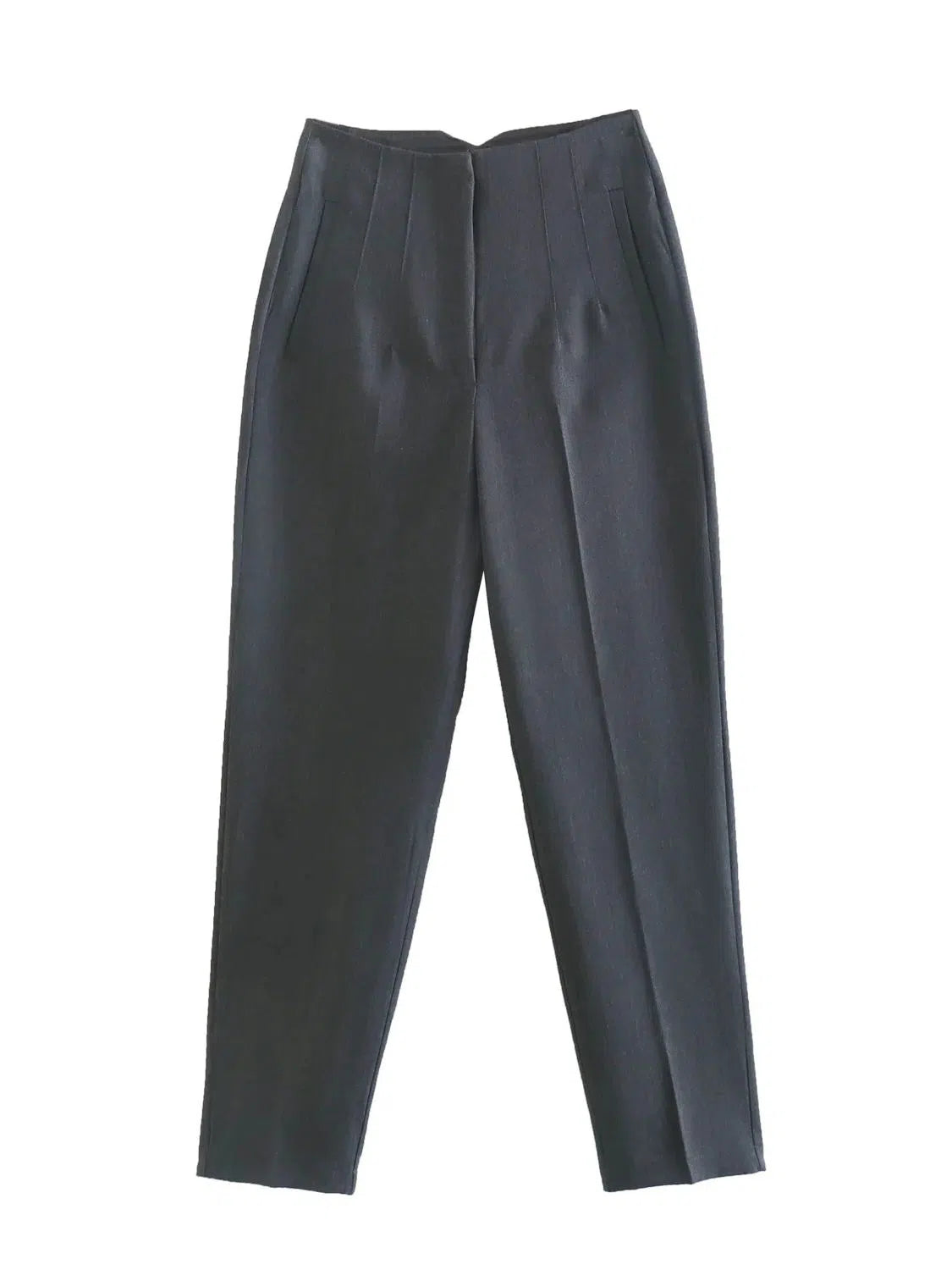 Women's Light Chic Straight Pants Vintage Trousers-Maas