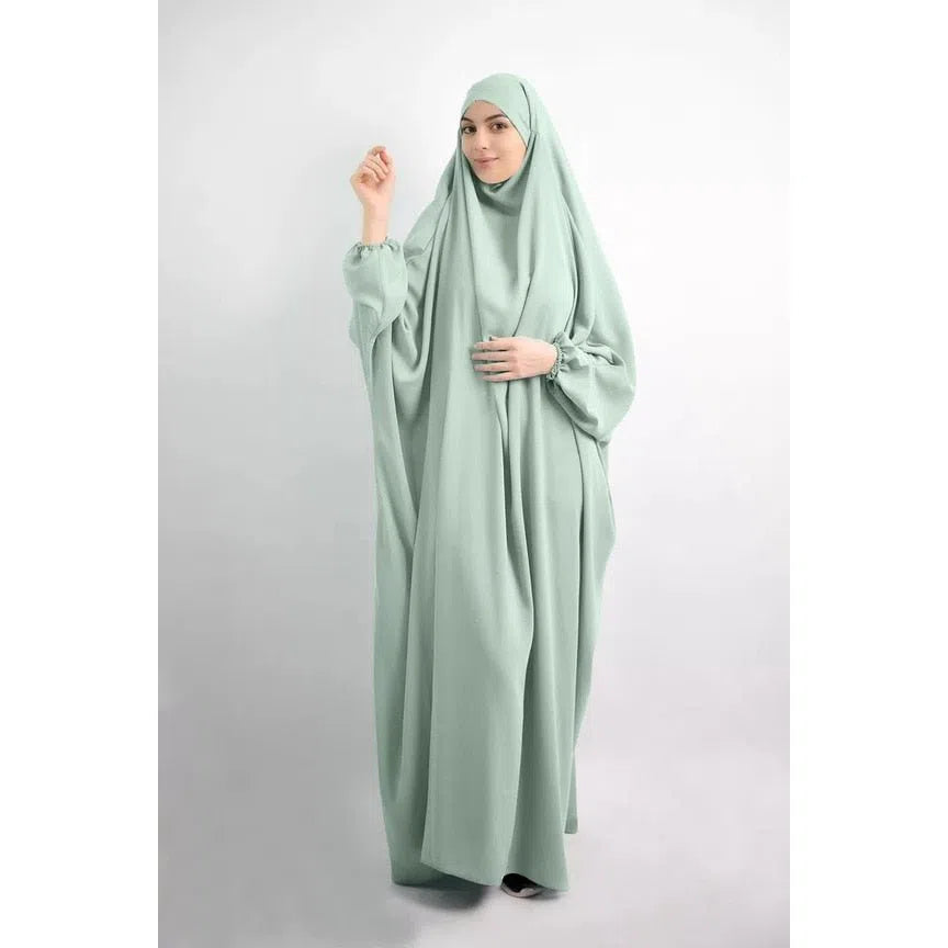 Women's Muslim's Praying Abaya Long Dress Turkish Moroccan-Maas