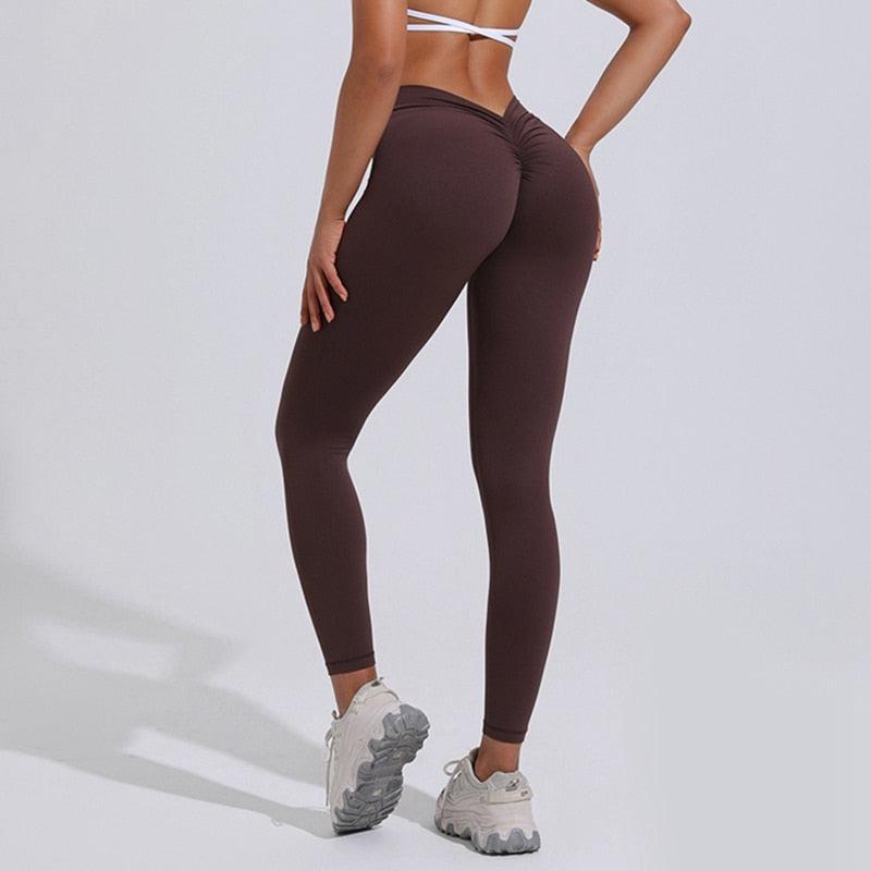 Women's Yoga Leggings Back, V Butt, Sexy Leggings High Waist Activewear-Maas