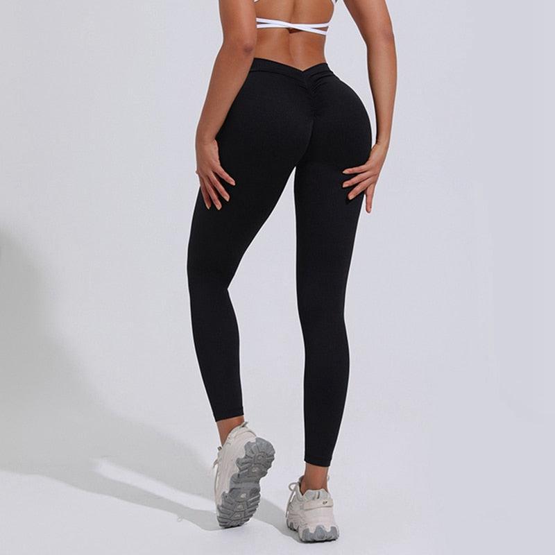 Women's Yoga Leggings Back, V Butt, Sexy Leggings High Waist Activewear-Maas