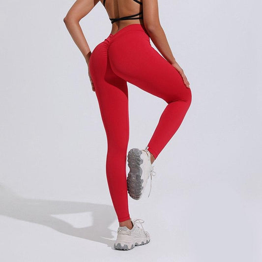 Women's Yoga Leggings Back, V Butt, Sexy Leggings High Waist Activewear-Maas