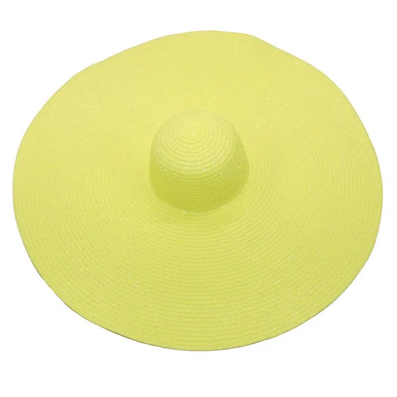 foldable women oversized hat 70cm diameter large brim summer sun beach hats wholesale-Maas