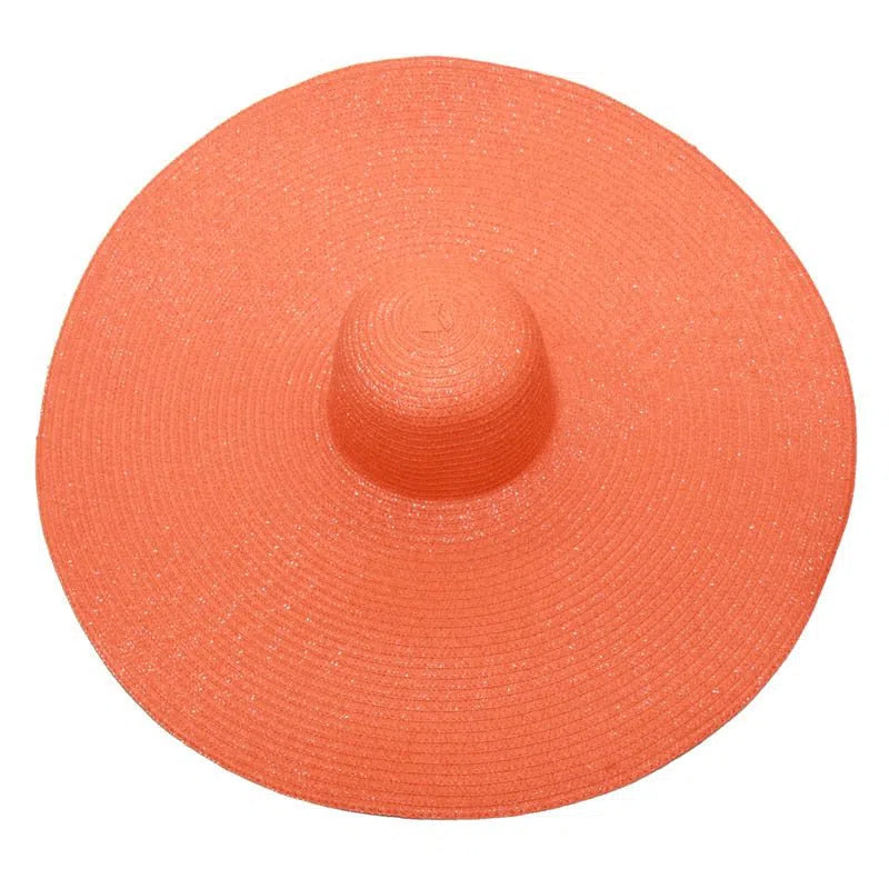 foldable women oversized hat 70cm diameter large brim summer sun beach hats wholesale-Maas